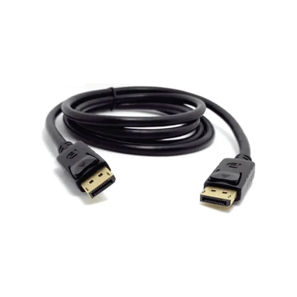 Cable DisplayPort a DisplayPort 1.5 m Jaltech – 4K, Puntas Doradas, 20 Pines, Encauchetado